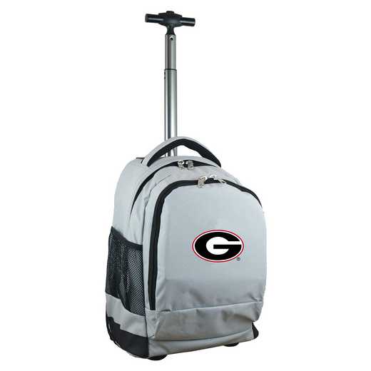 CLGAL780-GY: NCAA Georgia Bulldogs Wheeled Premium Backpack